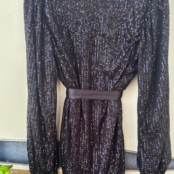 MARBLE Black Sequin Cardigan - Picture 4 of 8